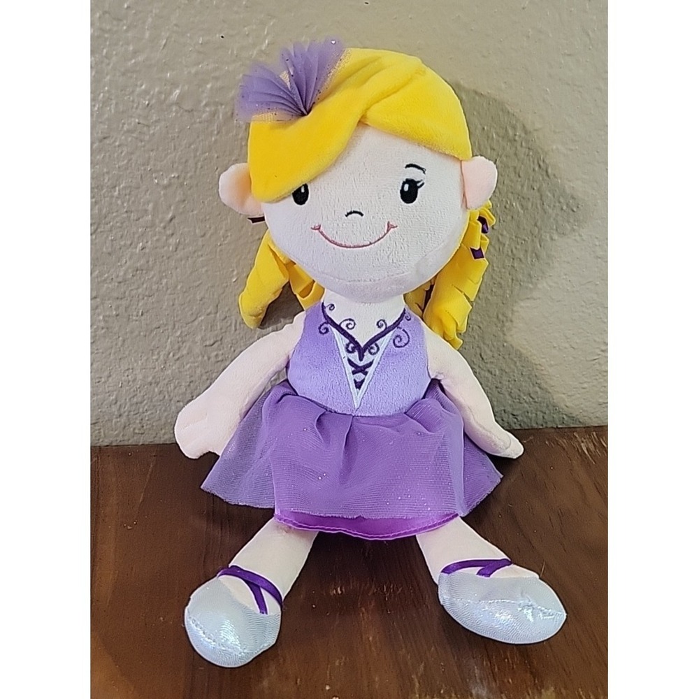 Walgreens‎ Exclusive Plush Purple Ballerina Stuffed Doll Toy 16 in Tall